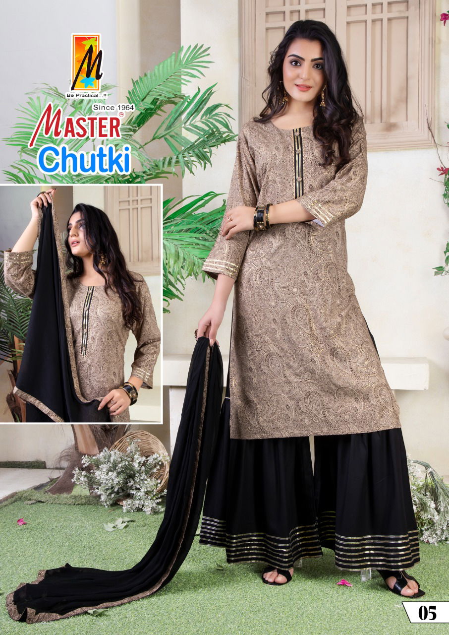 Master Chutki Festive Wear Wholesale Ready Made Suit Collection
